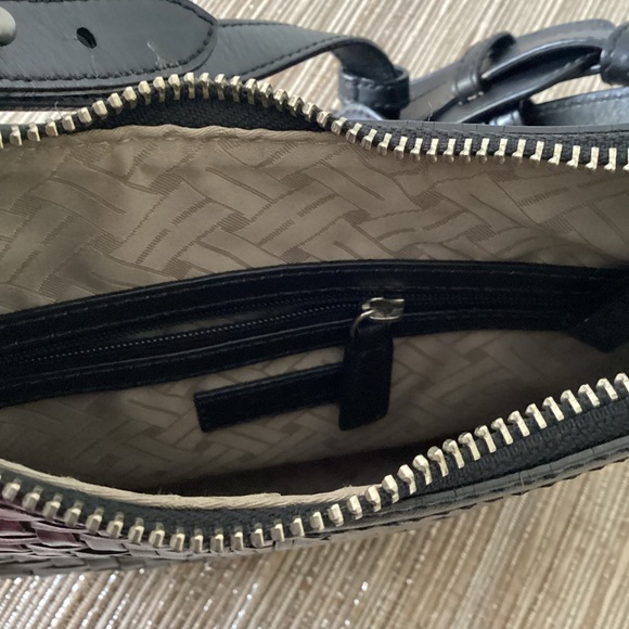 Cole Haan Black Woven Crossbody Bag - Picture 6 of 7